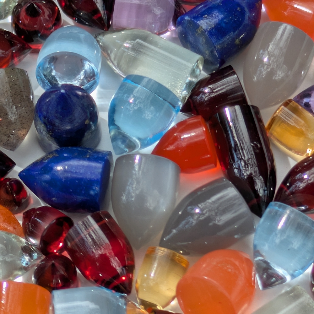 Premium Grade Mixed Lot Gemstone Bullet Cabs 700 Carats Litnon.com