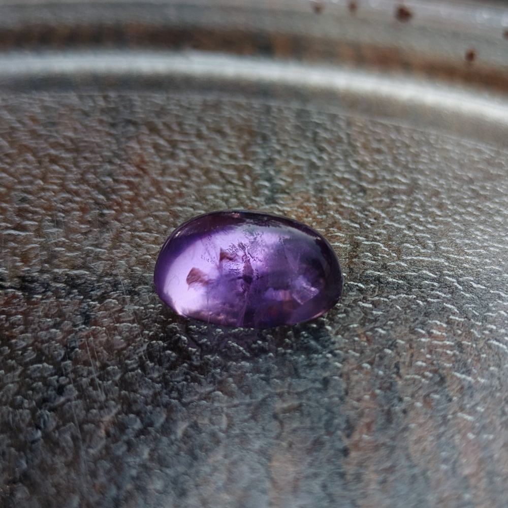 Rich Color Natural Amethyst Bolivia Cabochon  18.66 Litnon.com
