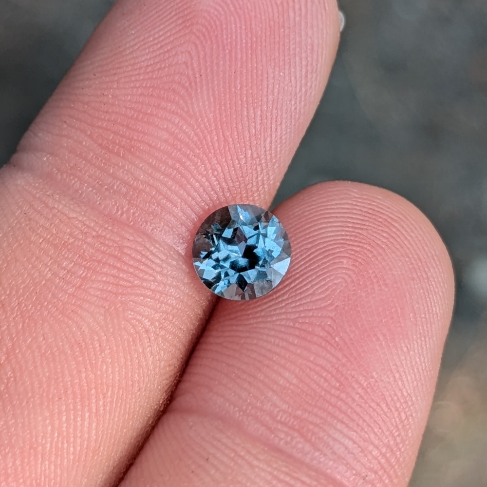 Bright Gem! Rare Denim Blue Burmese Spinel 1.45 Carats Litnon.com
