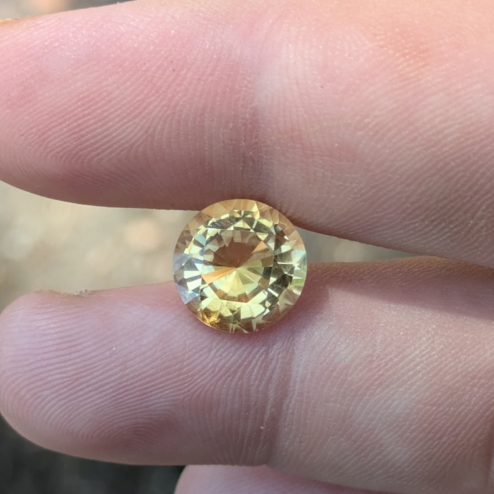 Old Stock Well Cut Rio Grande Citrine Gem 4.18 Carats Litnon.com