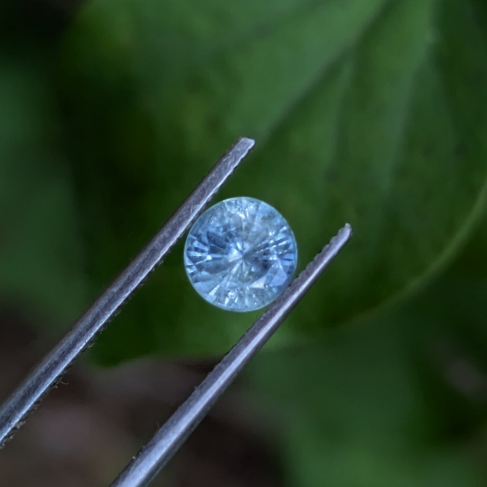Light Blue Unheated Montana Sapphire 0.62 Carats Litnon.com