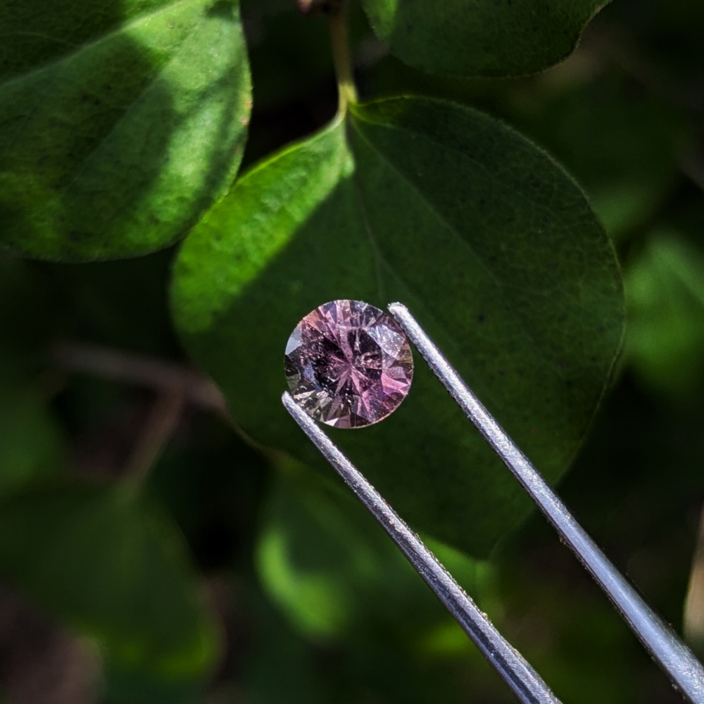 Pink Orange Green Tri-Color Tourmaline 1.15 Carats Litnon.com