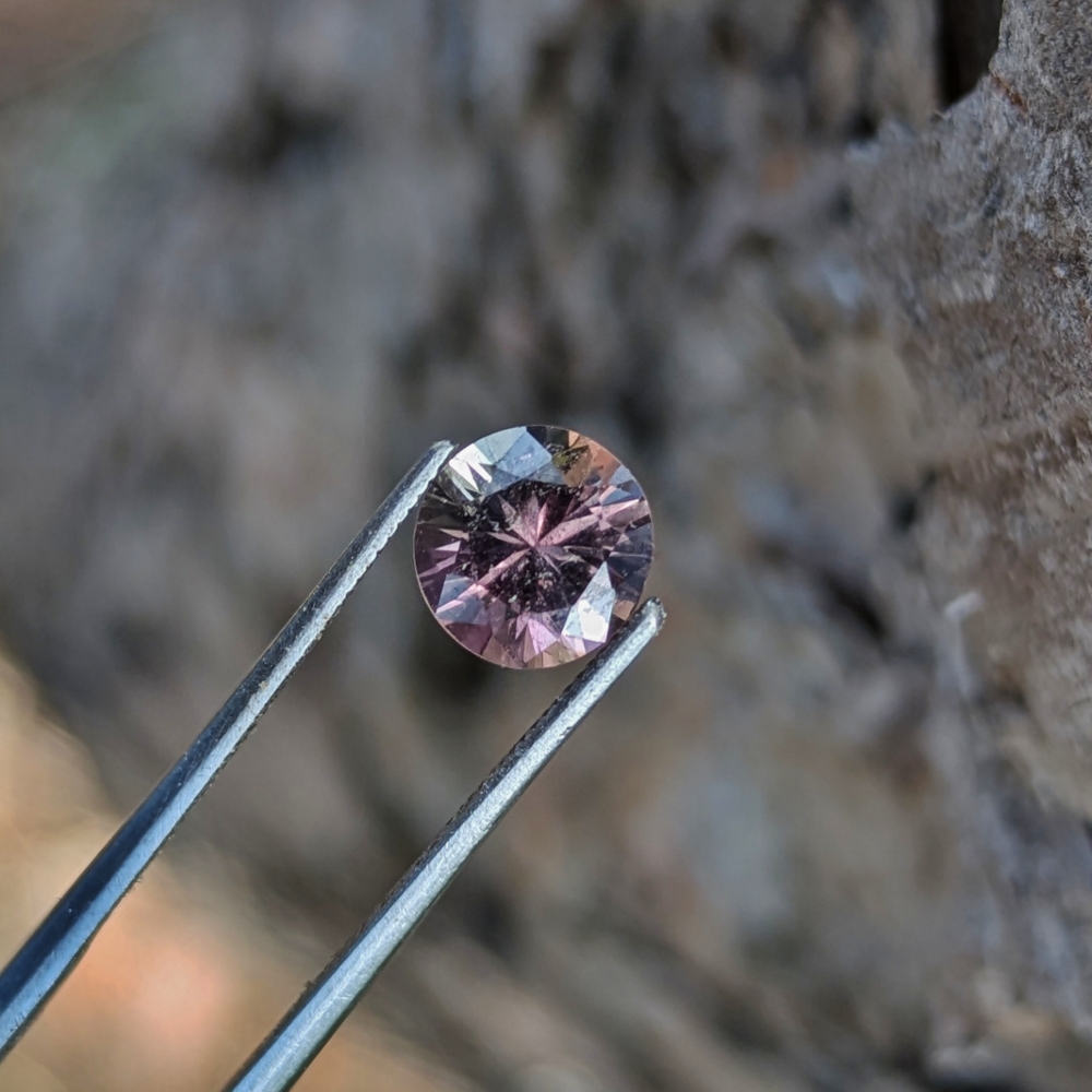 Pink Orange Green Tri-Color Tourmaline 1.15 Carats Litnon.com
