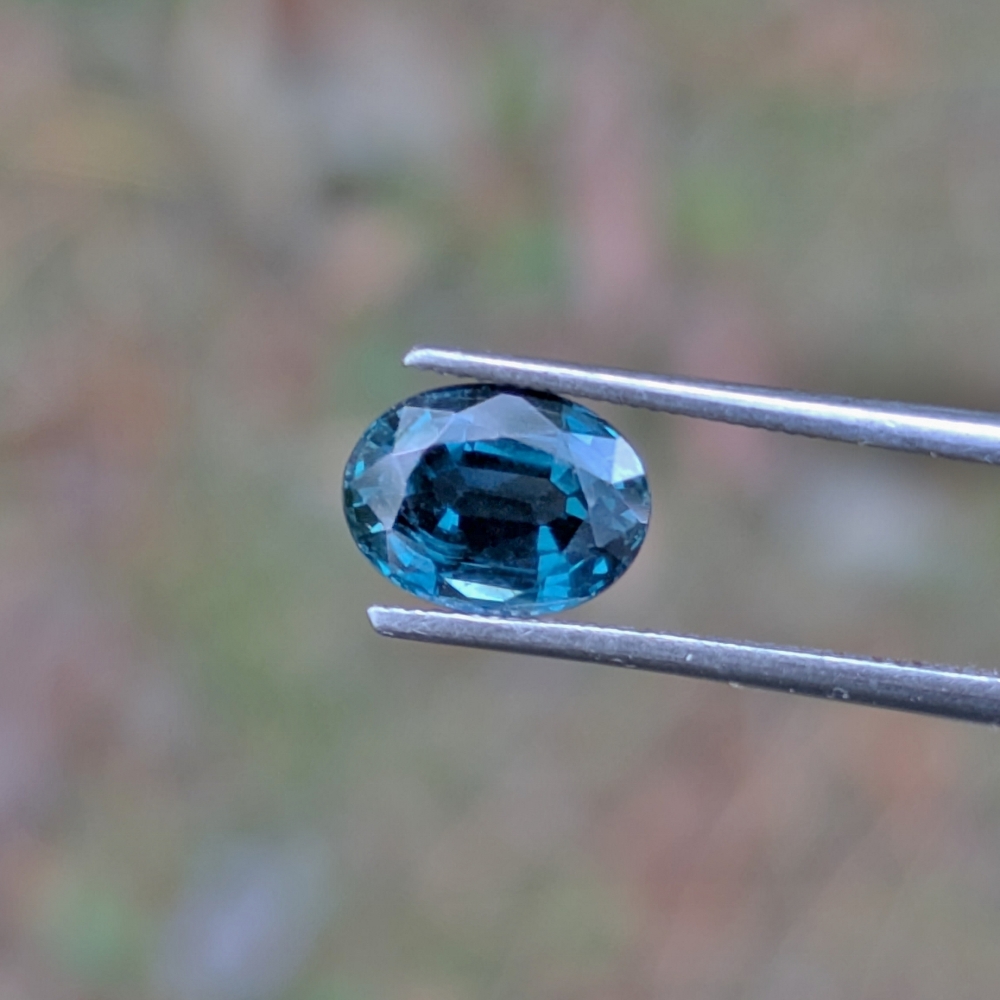 Natural Teal Blue Green Montana Sapphire 1.70 Carats Litnon.com