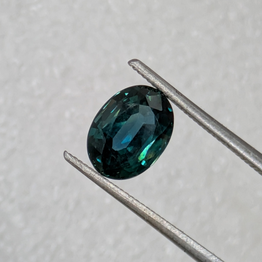 Natural Teal Blue Green Montana Sapphire 1.70 Carats Litnon.com