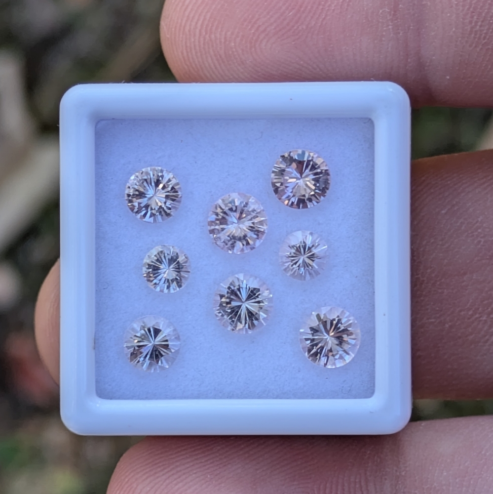 Bright Light Ice Pink Tourmaline Lot Afghanistan 3.18 Carats Tw Litnon.com