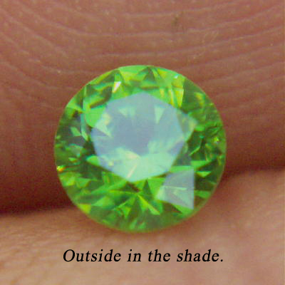 Neon Green Old Mine Russian Demantoid Garnet  Litnon.com