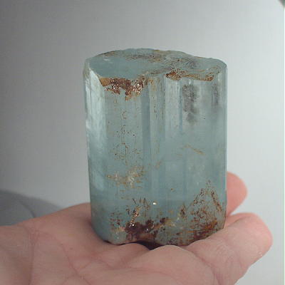 HugeTerminated Blue Aquamarine Twin Crystal Pakistan 935 ct  Litnon.com