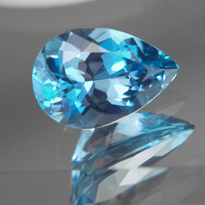 Deep Blue Santa Maria Africana Aquamarine 8.83 ct.  Litnon.com