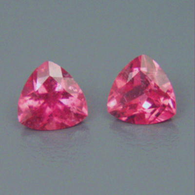 Hot Pink Intense Color Brazil Tourmaline Pair  Litnon.com