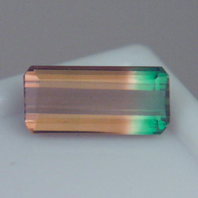 Beautiful and Clean Bi Color Tourmaline Brazil 3.40 ct  Litnon.com