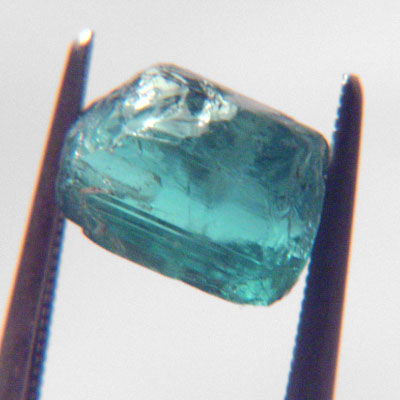 Premium Blue Afghan Indicolite Tourmaline Facet Rough GLI		 Litnon.com