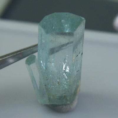 Terminated Aquamarine Beryl Crystal Specimen Namibia  Litnon.com