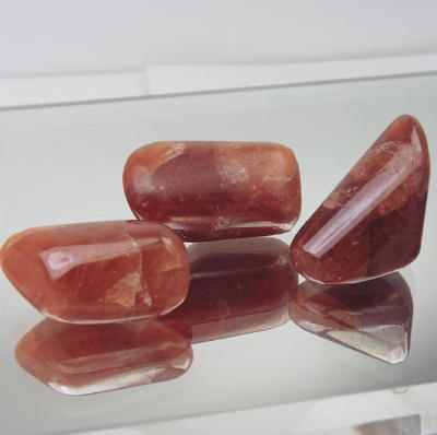 Tumbled Polished Grossular Garnet Afghanistan 280 ct GL Litnon.com