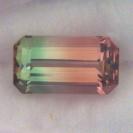 USA Cut Beautiful Bi Color Afghan Tourmaline 6.30 ct 