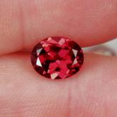 Top Cut Red Pink Orissa Rhodolite Garnet 3.16 ct 