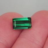 Color Old Stock Fine Green Brazil Tourmaline 3.19ct GL