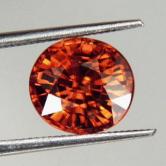 Special Gem Rare Mozambique Rich Orange Natural Zircon