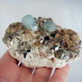 Collectors Quality Big Aquamarine and Muscovite Specimen Pakistan 