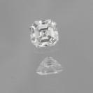 H Color VS2 Rare Asscher Cut Diamond 0.50 ct 