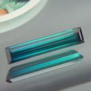 Amazing Top Gem Bi Color Tourmaline Blue To Green 7.02 ct 