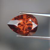 Special Gem Rare Mozambique Rich Orange Natural Zircon