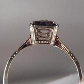 Antique ~ Vintage 14 kt European Cut Diamond Ring 