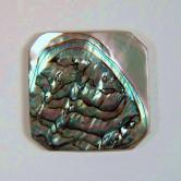 Color Iridescent California Red Abalone Cut Gem 