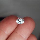 Rare Brilliant White Achroite Tourmaline Afghanistan 