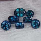 Blue - Green Diffused Nigeria Topaz Lot 11.68 ct 