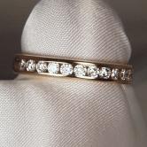 Quality Channel Set Diamond Anniversary Band 14kt 