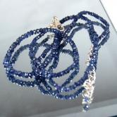 50 Carats Natural Ceylon Sapphire Bead Necklace 