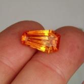 Color Fanta Mandarin Spessartite Garnet Namibia 7.48ct 