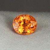 Neon Orange Best Mandarin Spessartite Garnet 1.00 ct GL