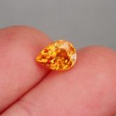 Blazing Color New Find Loliondo Mandarin Garnet 3.29ct 