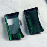 Old Stock Blue-Green Tourmaline Pair Brazil 19.79 ct 