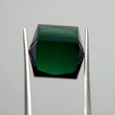 Fancy Cut Dark Green Brazil Tourmaline 9.86 ct 
