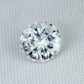 USA Flower Cut White Topaz Vietnam 5.35 ct 