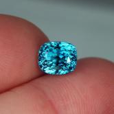 Special Color and Quality Blue Zircon Cambodia 4.68ct 