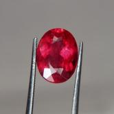 Gem Color Cuprian Rubelite Tourmaline Mozambique 3.17ct 