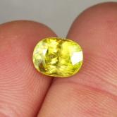 Brilliant Natural Yellow Sphene Pakistan 2.81 ct 