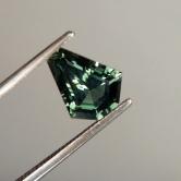 Top Cut and Color Green Sapphire Thailand 1.27ct 
