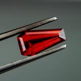 Fancy Cut Red Fire Crimson Color Umba River Garnet 