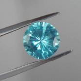 Aquamarine Blue Top Cut Railroad Insulator Glass 