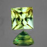 USA Cut Brilliant Madagascar Sphene Princess 2.18ct 