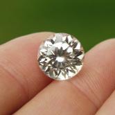 Top Cutting HUGE and Natural White Ceylon Sapphire 10.94ct 