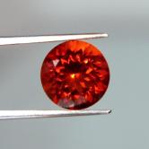 USA Cut Hessonite Grossular Garnet Tanzania 3.66 ct 