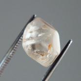Clean Natural White Zircon Facet Rough Tanzania 