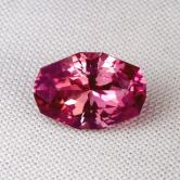USA Cut Hot Red - Pink Tourmaline Afghanistan 4.13 ct 