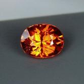 Cut Color and Fire Gem Quality Spessartite Garnet 3.55ct 